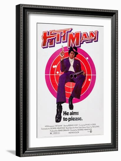 The Hit Man, Bernie Casey, 1972-null-Framed Art Print