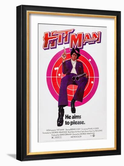 The Hit Man, Bernie Casey, 1972-null-Framed Art Print