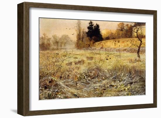 The Hoar Frost, c.1900-Fritz Thaulow-Framed Giclee Print