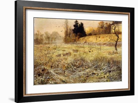 The Hoar Frost, c.1900-Fritz Thaulow-Framed Giclee Print