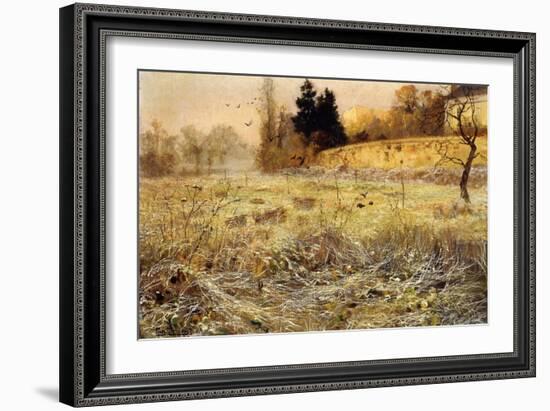 The Hoar Frost, c.1900-Fritz Thaulow-Framed Giclee Print