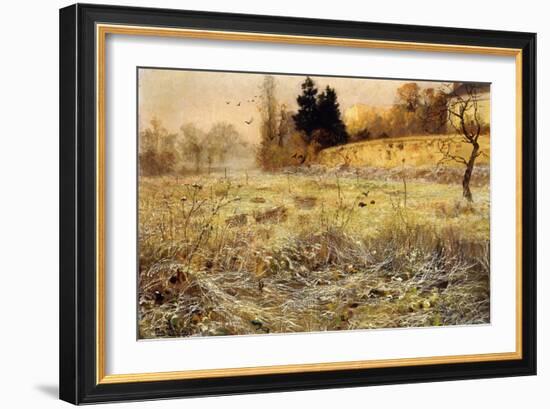 The Hoar Frost, c.1900-Fritz Thaulow-Framed Giclee Print