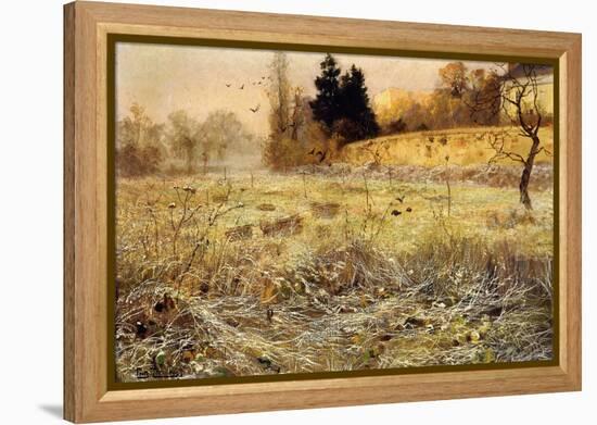 The Hoar Frost, c.1900-Fritz Thaulow-Framed Premier Image Canvas