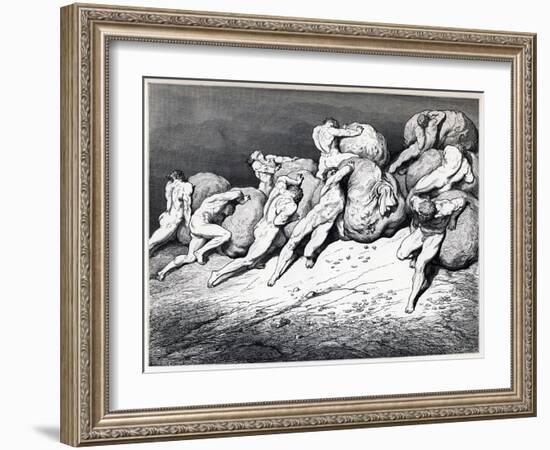 The Hoarders and Wasters, 1857-Gustave Doré-Framed Giclee Print