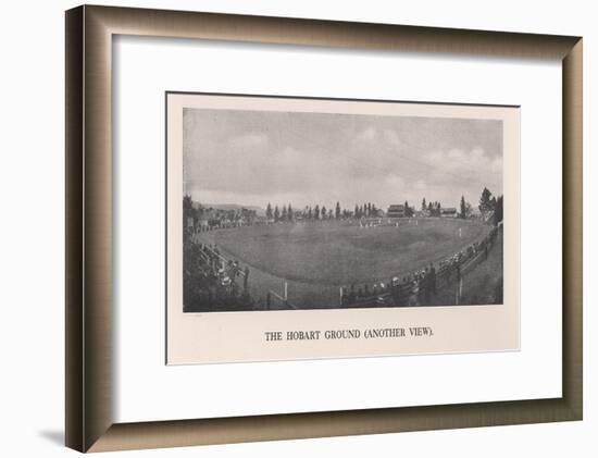 The Hobart Cricket Ground, Tasmania, Australia, 1912-null-Framed Giclee Print