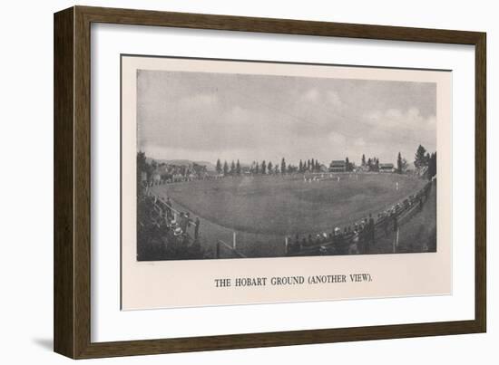 The Hobart Cricket Ground, Tasmania, Australia, 1912-null-Framed Giclee Print