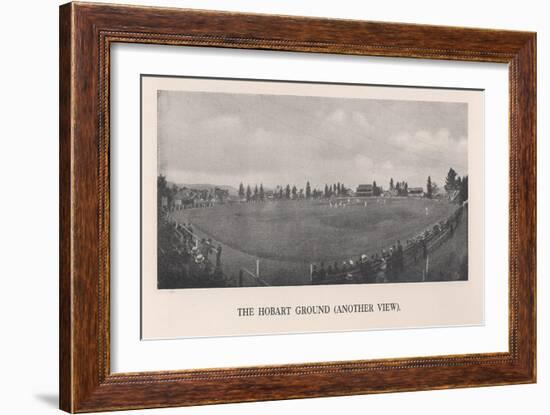 The Hobart Cricket Ground, Tasmania, Australia, 1912-null-Framed Giclee Print