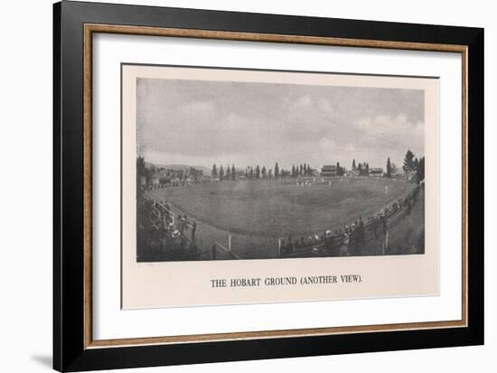 The Hobart Cricket Ground, Tasmania, Australia, 1912-null-Framed Giclee Print