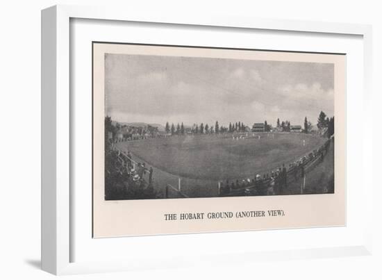 The Hobart Cricket Ground, Tasmania, Australia, 1912-null-Framed Giclee Print