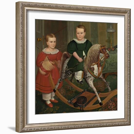 The Hobby Horse, ca. 1840-Robert Peckham-Framed Art Print