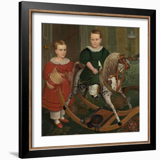 The Hobby Horse, ca. 1840-Robert Peckham-Framed Art Print