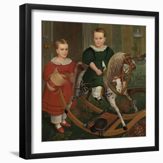 The Hobby Horse, ca. 1840-Robert Peckham-Framed Art Print