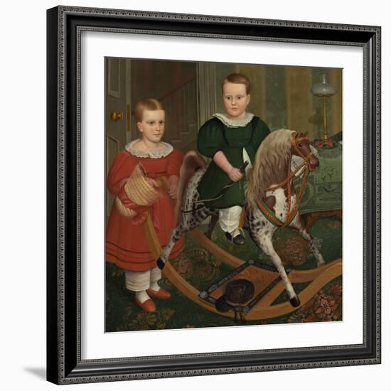 The Hobby Horse, ca. 1840-Robert Peckham-Framed Art Print