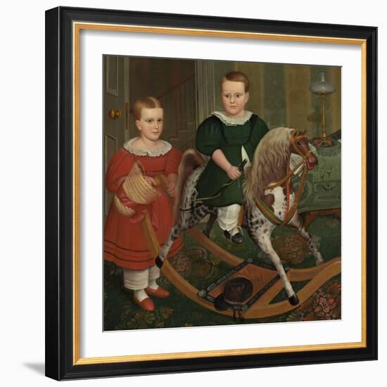The Hobby Horse, ca. 1840-Robert Peckham-Framed Art Print