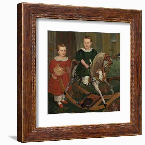 The Hobby Horse, ca. 1840-Robert Peckham-Framed Art Print