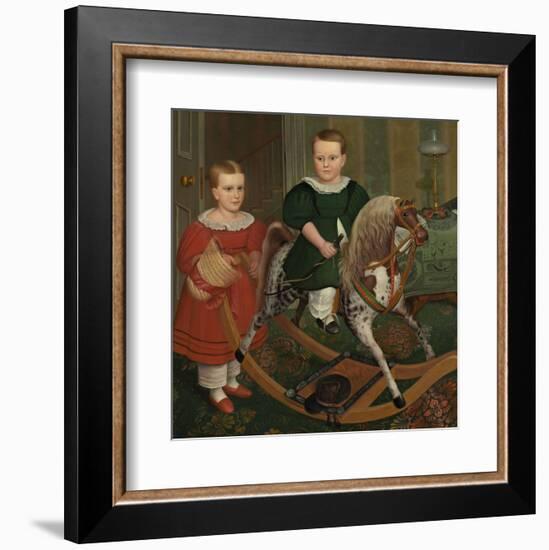 The Hobby Horse, ca. 1840-Robert Peckham-Framed Art Print