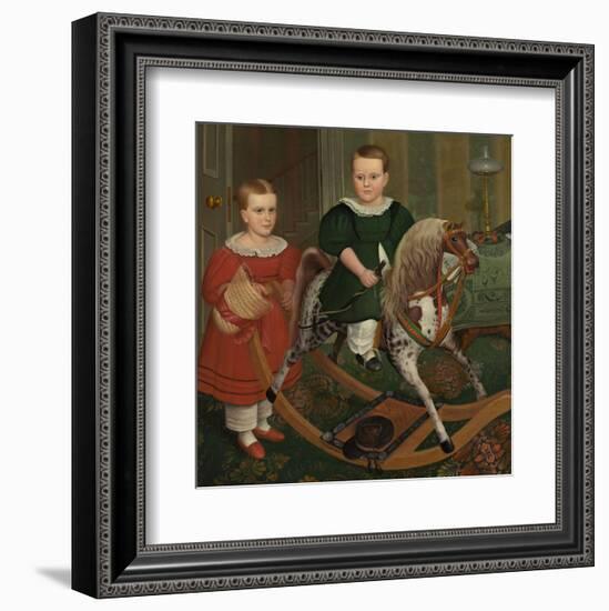 The Hobby Horse, ca. 1840-Robert Peckham-Framed Art Print