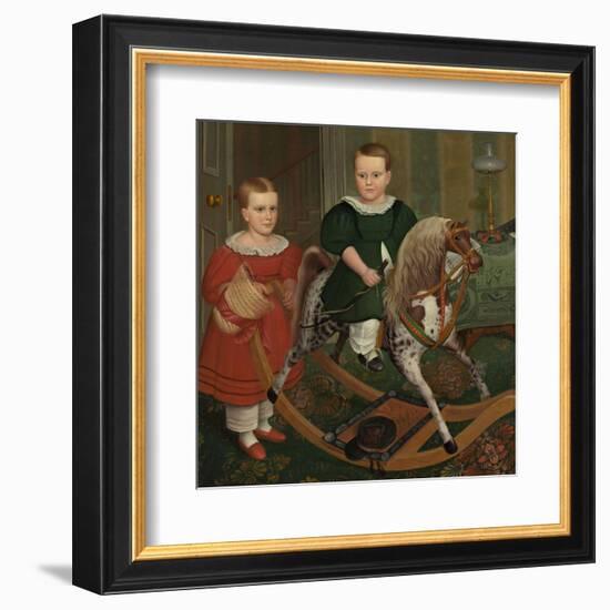 The Hobby Horse, ca. 1840-Robert Peckham-Framed Art Print