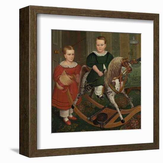 The Hobby Horse, ca. 1840-Robert Peckham-Framed Art Print