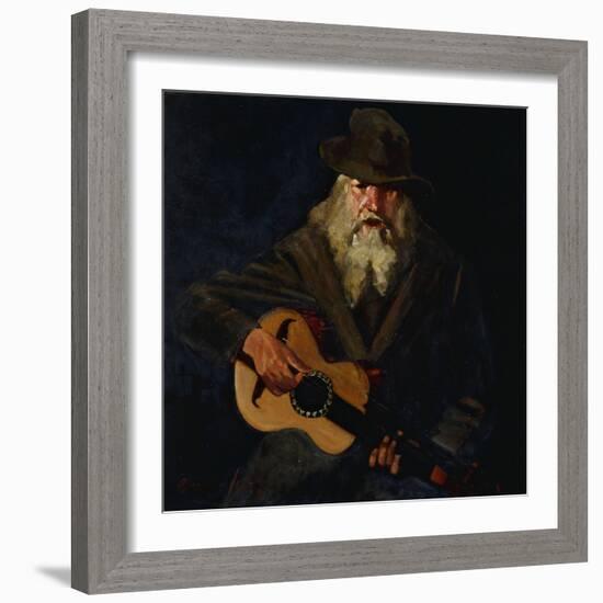 The Hobo Musician-George Luks-Framed Giclee Print