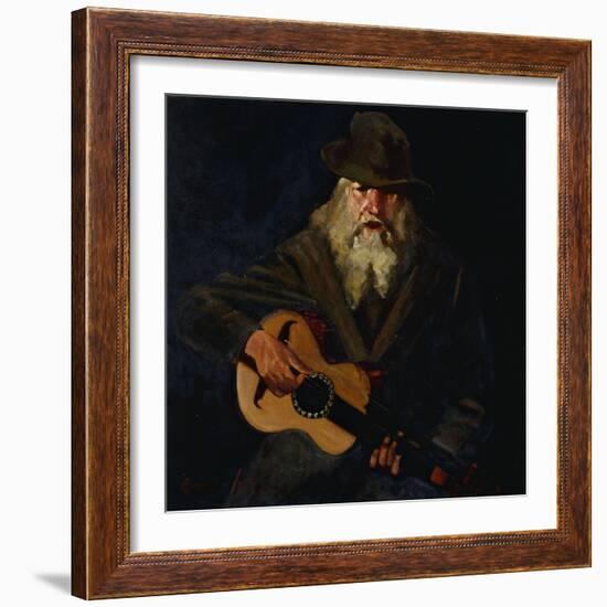 The Hobo Musician-George Luks-Framed Giclee Print