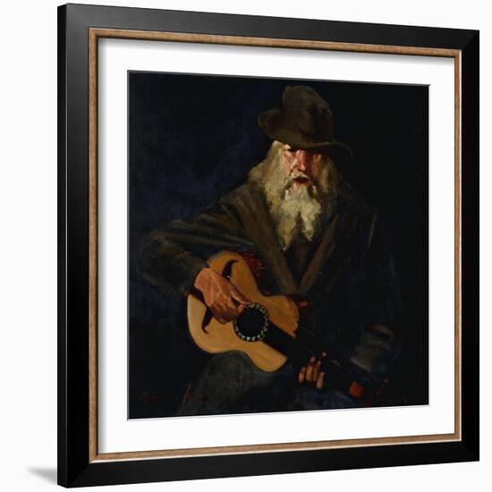 The Hobo Musician-George Luks-Framed Giclee Print