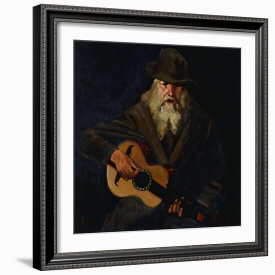 The Hobo Musician-George Luks-Framed Giclee Print