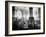 The Hofbrauhaus with Patrons Sitting at Long Tables Holding Large Steins of Beer-Ralph Crane-Framed Photographic Print