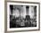 The Hofbrauhaus with Patrons Sitting at Long Tables Holding Large Steins of Beer-Ralph Crane-Framed Premium Photographic Print