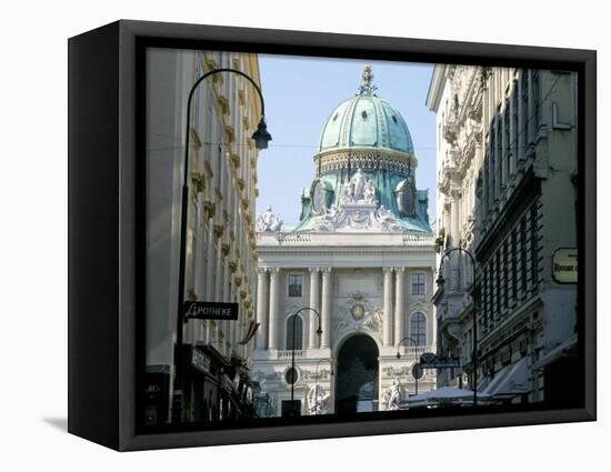 The Hofburg Viewed from Kohl Markt, Vienna, Austria-Michael Jenner-Framed Premier Image Canvas