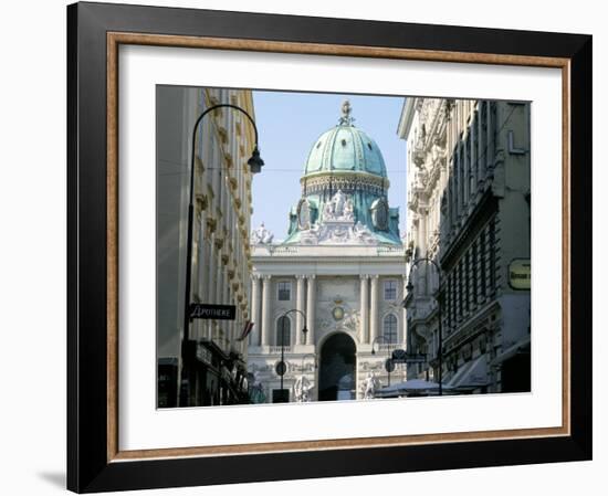 The Hofburg Viewed from Kohl Markt, Vienna, Austria-Michael Jenner-Framed Photographic Print