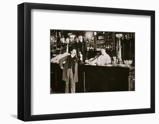 The Hoffman House Bar, New York, USA, 1900s-Unknown-Framed Photographic Print