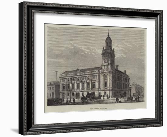 The Holborn Townhall-Frank Watkins-Framed Giclee Print