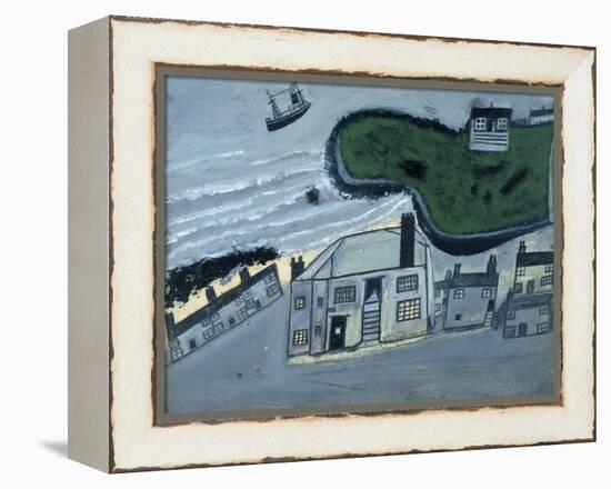 The Hold House Port Mear Square Island Port Mear Beach-Alfred Wallis-Framed Premier Image Canvas