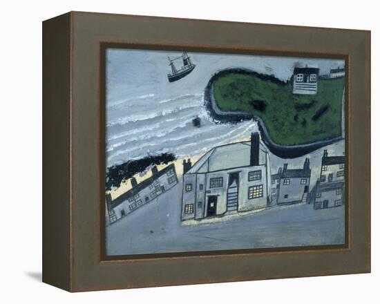 The Hold House Port Mear Square Island Port Mear Beach-Alfred Wallis-Framed Premier Image Canvas