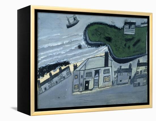 The Hold House Port Mear Square Island Port Mear Beach-Alfred Wallis-Framed Premier Image Canvas