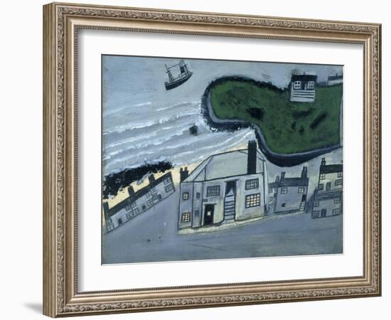 The Hold House Port Mear Square Island Port Mear Beach-Alfred Wallis-Framed Giclee Print