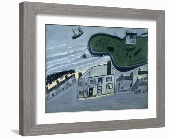 The Hold House Port Mear Square Island Port Mear Beach-Alfred Wallis-Framed Giclee Print