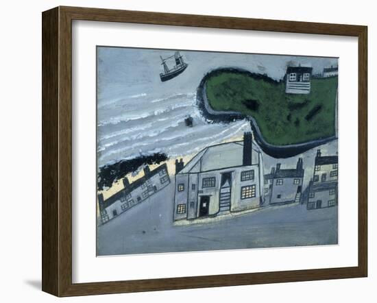 The Hold House Port Mear Square Island Port Mear Beach-Alfred Wallis-Framed Giclee Print