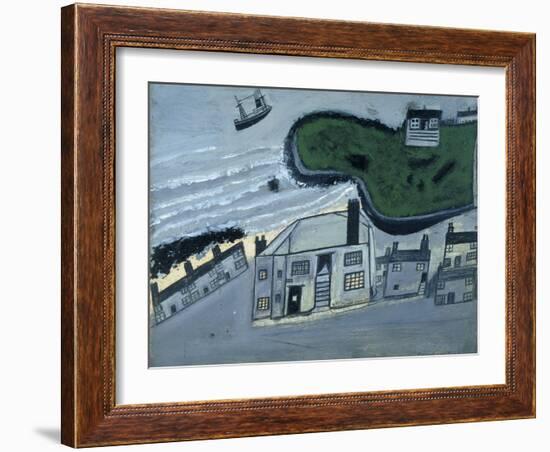 The Hold House Port Mear Square Island Port Mear Beach-Alfred Wallis-Framed Giclee Print