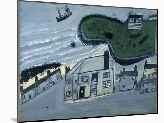 The Hold House Port Mear Square Island Port Mear Beach-Alfred Wallis-Mounted Giclee Print