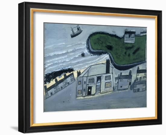 The Hold House Port Mear Square Island Port Mear Beach-Alfred Wallis-Framed Giclee Print