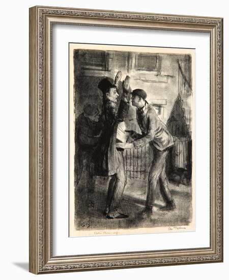 The Hold-Up, 1921-George Wesley Bellows-Framed Giclee Print