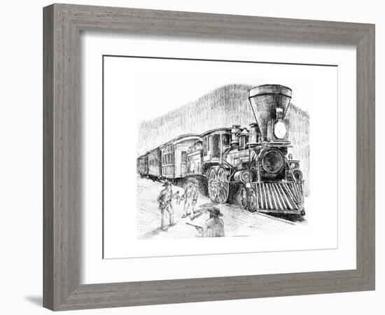 The Holdup-null-Framed Giclee Print