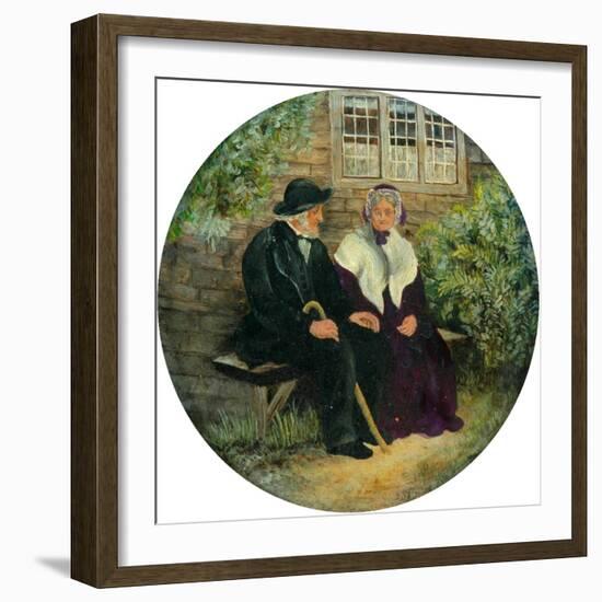 The Holland Family at Lane Ends Green, 1848-null-Framed Giclee Print