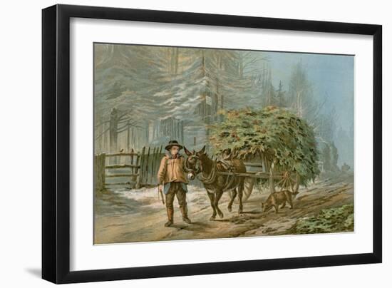 The Holly Cart-Edward Duncan-Framed Giclee Print