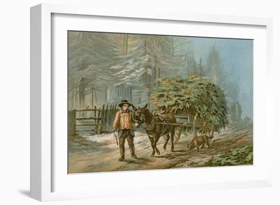 The Holly Cart-Edward Duncan-Framed Giclee Print