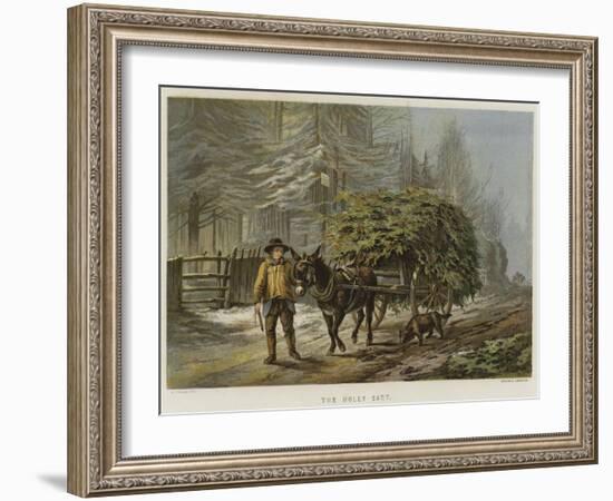 The Holly Cart-Edward Duncan-Framed Giclee Print