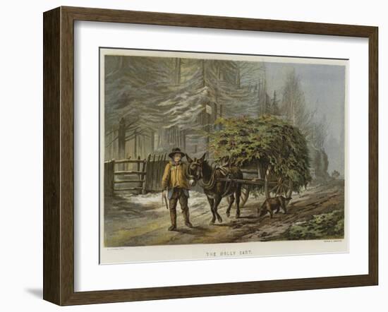 The Holly Cart-Edward Duncan-Framed Giclee Print