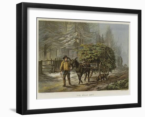 The Holly Cart-Edward Duncan-Framed Giclee Print